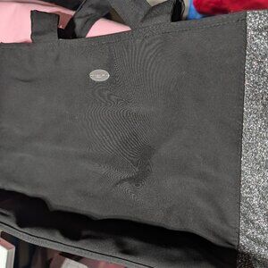 Coach Black/Silver Glitter Tote